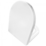 FixRite D-Line Short Fit Soft Close Toilet Seat & Cover White FR125200