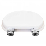 Burlington Carbamide Soft Close Toilet Seat and Cover White S18