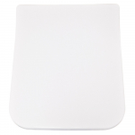 Villeroy & Boch Legato Slimline Soft Close Quick Release Wrapover Toilet Seat & Cover White 9M95S101