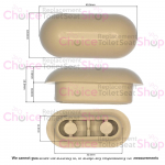 Vitra Toilet Seat Buffer Grey 421820YP1TE