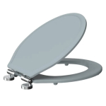 Tavistock Lansdown Soft Close Wooden Toilet Seat & Cover Blue DC4014-SF