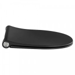 Pressalit Sway D Soft Close With Lift Off Top Fixing Toilet Seat & Cover Matt Black 934231-BL6999
