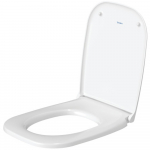 Duravit D-Code Compact Soft Close Toilet Seat & Cover White 0067390099