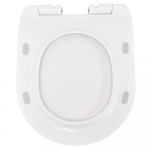 AXA Glomp Soft Close Quick Release Toilet Seat & Cover Gloss White 319101