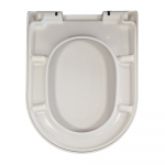 Pura Arco Soft Close Toilet Seat & Cover With Quick Release White S1088SCQR