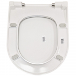 Vitra Integra Round Slim Soft Close Toilet Seat & Cover White 110-003-009