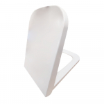 Kartell K-VIT Genoa Square Soft Close Toilet Seat & Cover White Gloss GEN005SQ