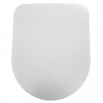 Olympia Clear Soft Close Quick Release Toilet Seat & Cover White C4CN