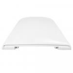 Duravit D-Code Elongated Soft Close Toilet Seat & Cover White 0060390000