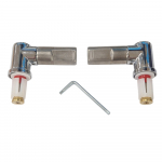 Pozzi Ginori Q3 Soft Close Toilet Seat Hinge Set 43968999