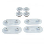 Porcelanosa Itaca Toilet Seat & Cover Buffer Set White 100041190