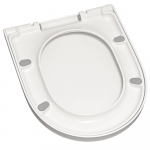 Kartell K-VIT Genoa Round UF Soft Close Quick Release Toilet Seat & Cover White GEN025RO