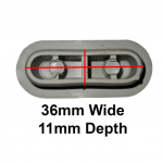 Bathstore Toilet Seat Buffer Set 90000011070