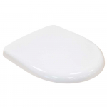 Geberit Selnova Round Compact Soft Close Toilet Seat and Cover White 501.878.00.1