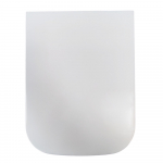 Kartell K-VIT Genoa Square Soft Close Toilet Seat & Cover White Gloss GEN005SQ