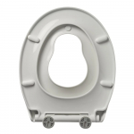 Bemis Reybridge Family Soft Close Quick Release Toilet Seat & Cover With Child Ring White 8100PB000