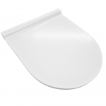 Axa One Evolution Slim Soft Close Quick Release Toilet Seat & Cover White AFS1301