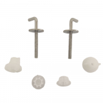 Gala Street Standard Close Toilet Seat Hinge Set 5420000
