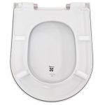 Porcelanosa Program Soft Closing Toilet Seat & Cover White 100123831 N370170506