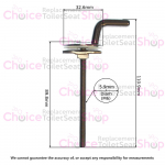 Roca Debba Toilet Seat Hinges AI0020500R