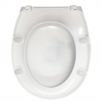 Pressalit 716 Standard Close Bottom Fixing Toilet Seat & Cover White 716000-D97999
