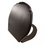 Doulton Bathrooms Florette Standard Close Toilet Seat & Cover Mahogany With Chrome Hinges FL7821MA