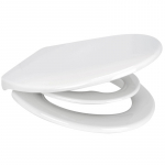 EuroShowers Multi PP Adult and Child Toilet Seat & Cover White 83030