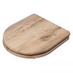 Choice Wooden D3 Soft Close Quick Release Toilet Seat & Cover Grey Oak CH.506348