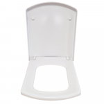 Imex Ceramics Bloque Soft Close Quick Release Duraplus Toilet Seat & Cover White S1060SCQR