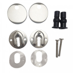Tavistock Compass Round Slimline Secure Fix Soft Close Quick Release Toilet Seat & Cover White TS1155S-SF