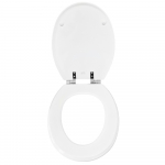 Choice Universal PRO Soft-Close Toilet Seat With Chrome Hinges CH.4100CL - Choice Of Colours