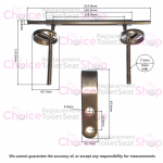 Duravit Architec Toilet Seat Hinge Set 0061211000