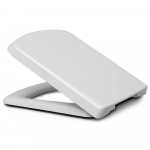 B&Q Cooke & Lewis Seattle Standard Close Toilet Seat & Cover White PSHA1348