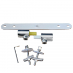 Geberit Selnova Compact Soft Close Toilet Seat Hinge Set 244.838.00.1