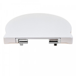 BagnoDesign Malmo II Soft Close Toilet Seat & Cover White BDS-MAL-701020-A-WH