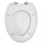 Azzurra Clas 56 Soft Close Toilet Seat & Cover White CLA1800/F