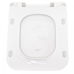 Villeroy & Boch Venticello Slimline Sandwich Soft Close Quick Release Toilet Seat & Cover White 9M80S101