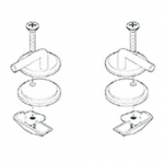 Laufen Pro Universal Toilet Seat Hinge Set H8926540000001 - 8.9265.4