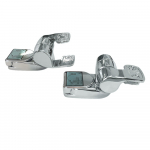 Bemis New Smart Lift Soft Close 1/4-20 Replacement Toilet Seat Hinge Set - HG3608997-Chrome