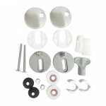 EuroShowers D Shape Multi Adult and Child Soft Close Toilet Seat White 83080