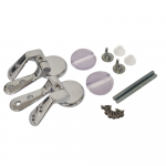 Choice Adjustable Universal Hinge Set A (Bottom Fix) Chrome 04010100A