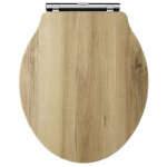 Premier Ryther Wooden Soft Close Quick Release Toilet Seat & Cover Natural Walnut NLS598