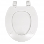 Premier Ryther Moulded Wood Standard Close Toilet Seat & Cover White NTS303