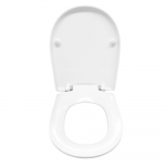 Pressalit 345 Soft Close Lift Off Top Fixing Toilet Seat & Cover White 774000-D69999