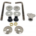 Pressalit 716 Universal Bottom Fix Toilet Seat Hinge Set D94999