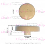 Sphinx 410 Toilet Seat Cover Only Buffer Set White S8H70712000