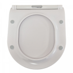 Bauhaus Kai X Soft Close Thin Toilet Seat & Cover White KL6205W