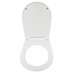 AXA DP Slim Soft Close Quick Release Toilet Seat & Cover Gloss White AF8401