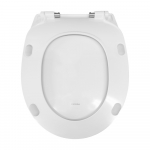 Pressalit Chilli Soft Close With Lift Off Bottom Fixing Toilet Seat & Cover White 1076000-DL2999