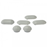 Villeroy & Boch Sunberry PurAir Toilet Seat & Cover Buffer Set Grey 92208400